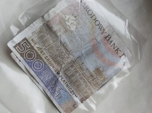 banknot souvenir 500 w woreczku foliowym