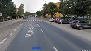 zrzut z google maps ukazujący przejście dla pieszych