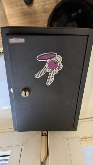 opisywana w artykule kasetka z kluczami